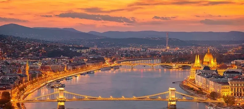 Budapest along Danube River