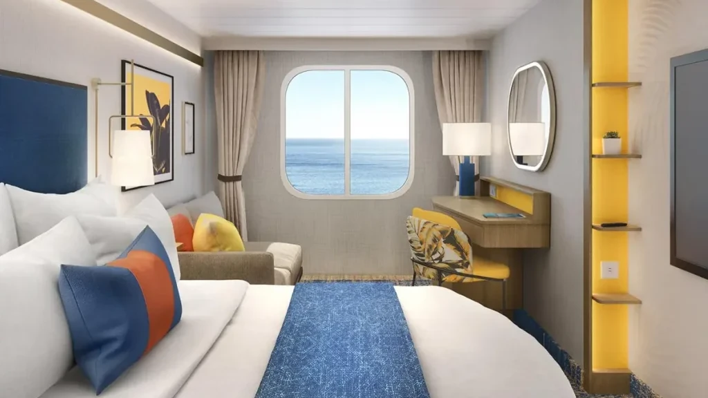 Stateroom with ocean view