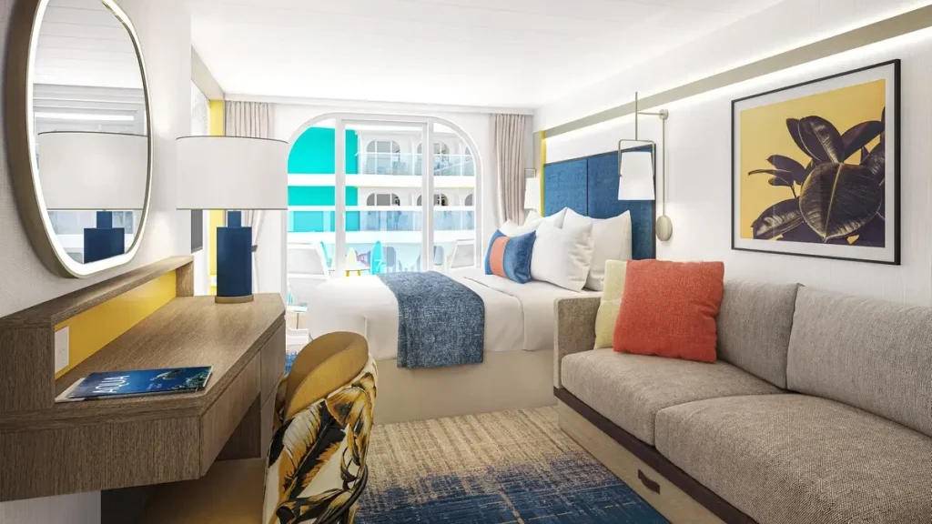 Stateroom with balcony