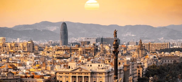 Barcelona, aerial view