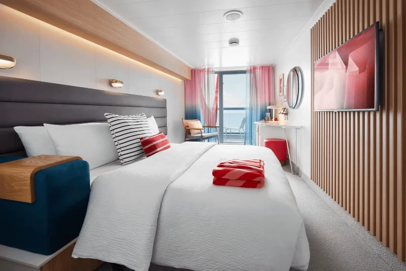 Room with balcony